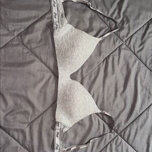 PINK Victoria's Secret Light Gray Bralette